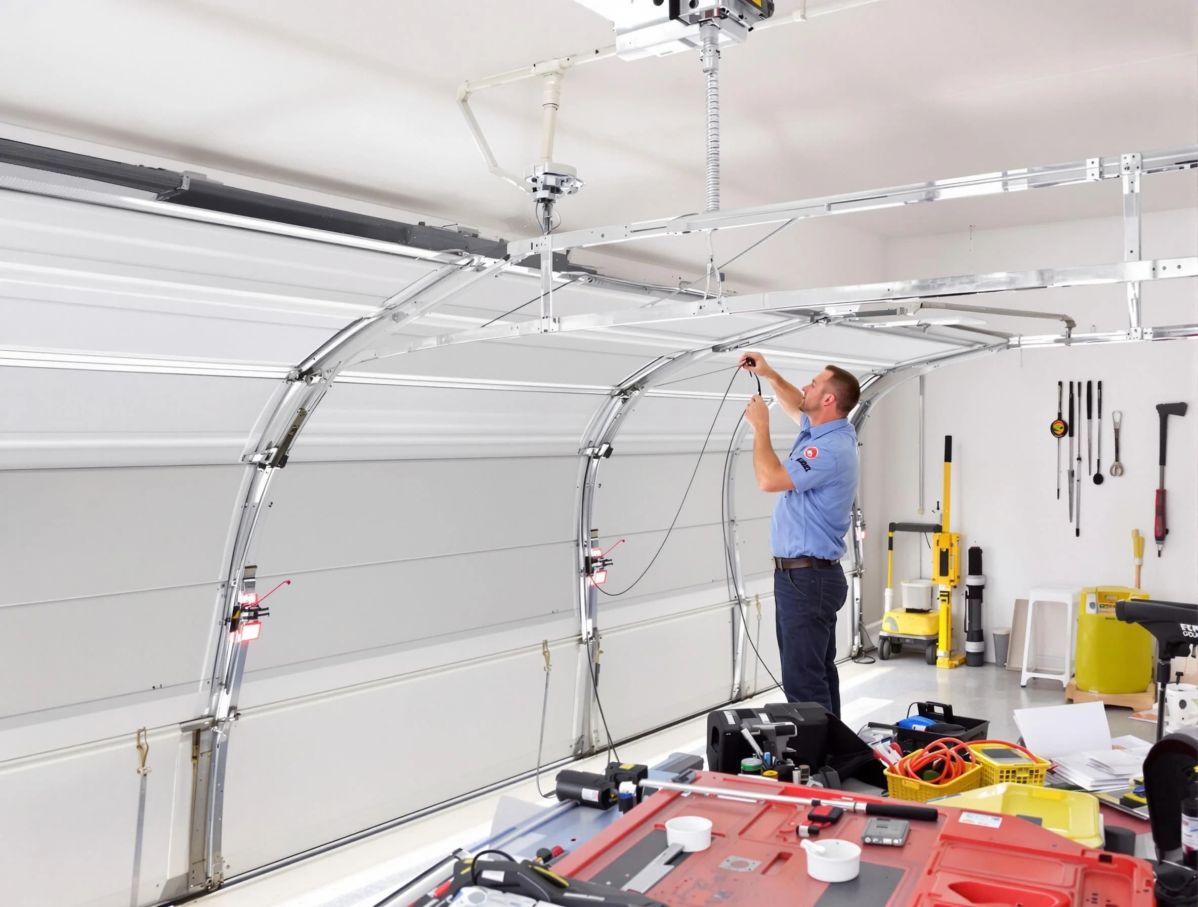 Garage door cable repair service by Oklahoma City Garage Door Repair in Oklahoma City