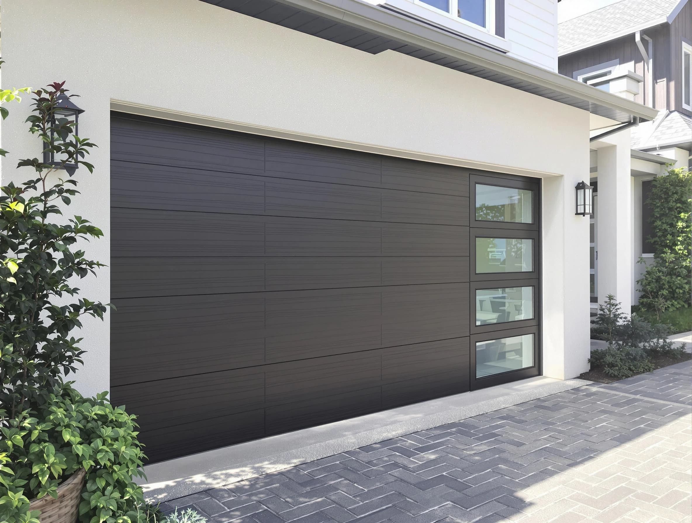 Custom garage door installation by Oklahoma City Garage Door Repair in Oklahoma City