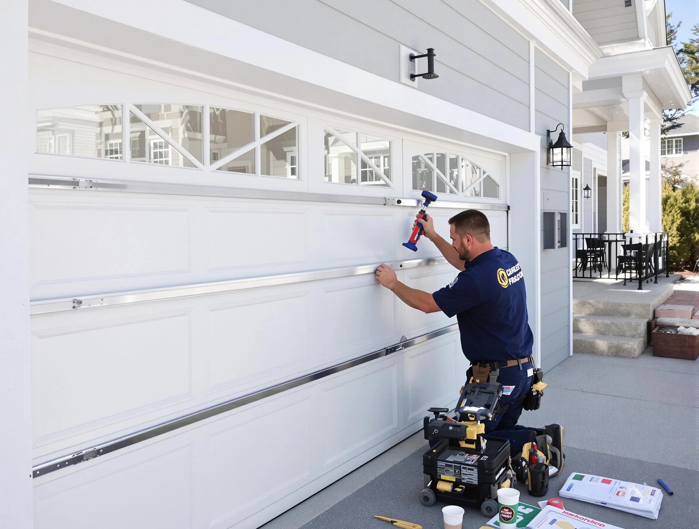 Professional garage door installation by Oklahoma City Garage Door Repair in Oklahoma City