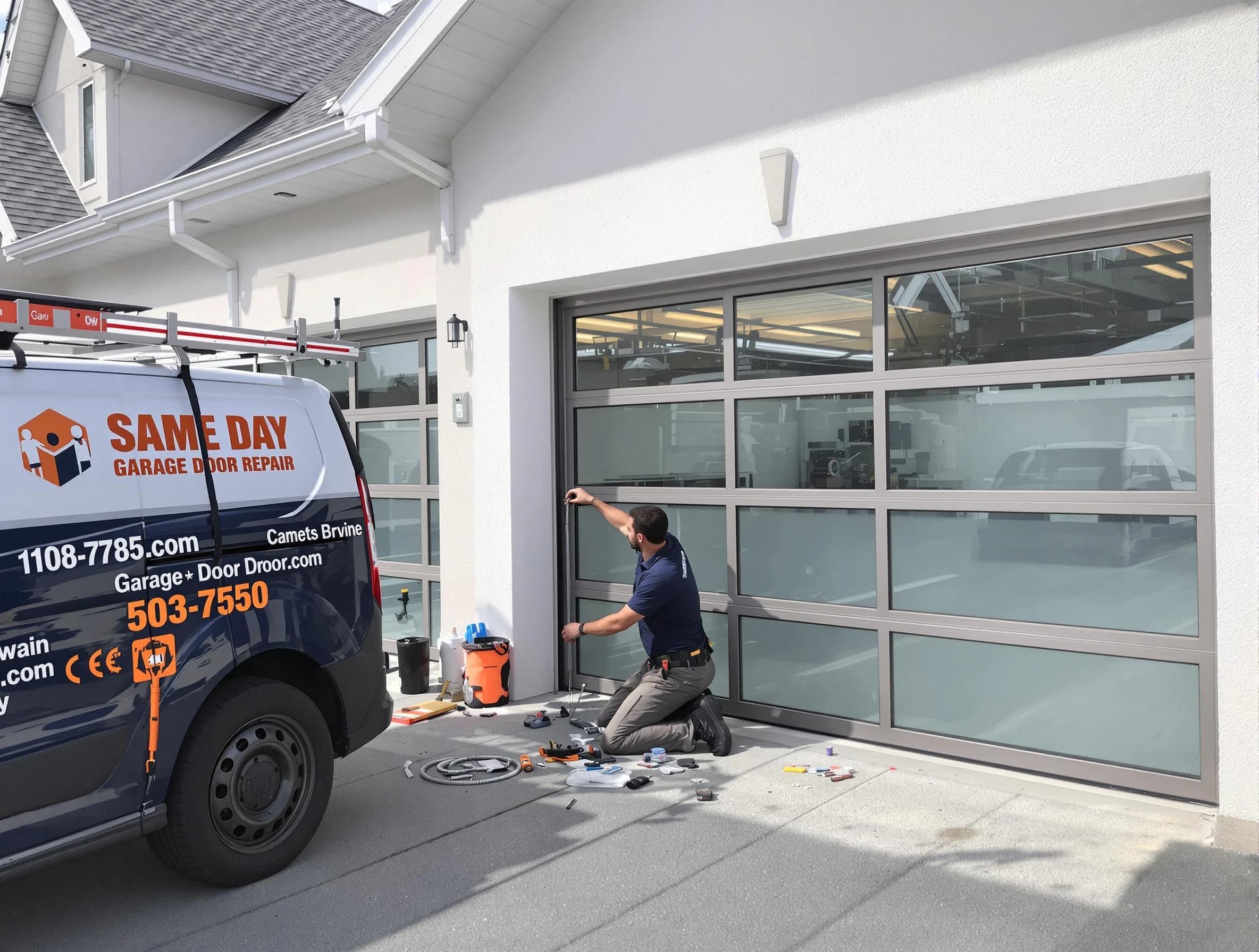 Same-day garage door repair service by Oklahoma City Garage Door Repair in Oklahoma City