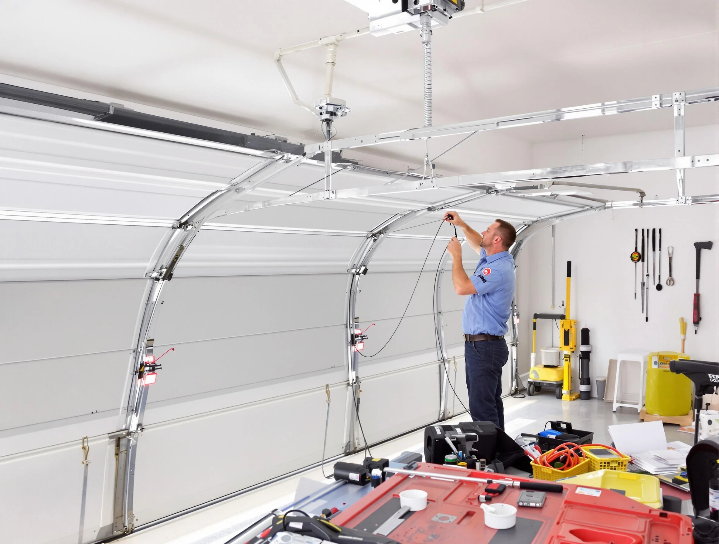 Garage door cable repair service by Oklahoma City Garage Door Repair in Oklahoma City