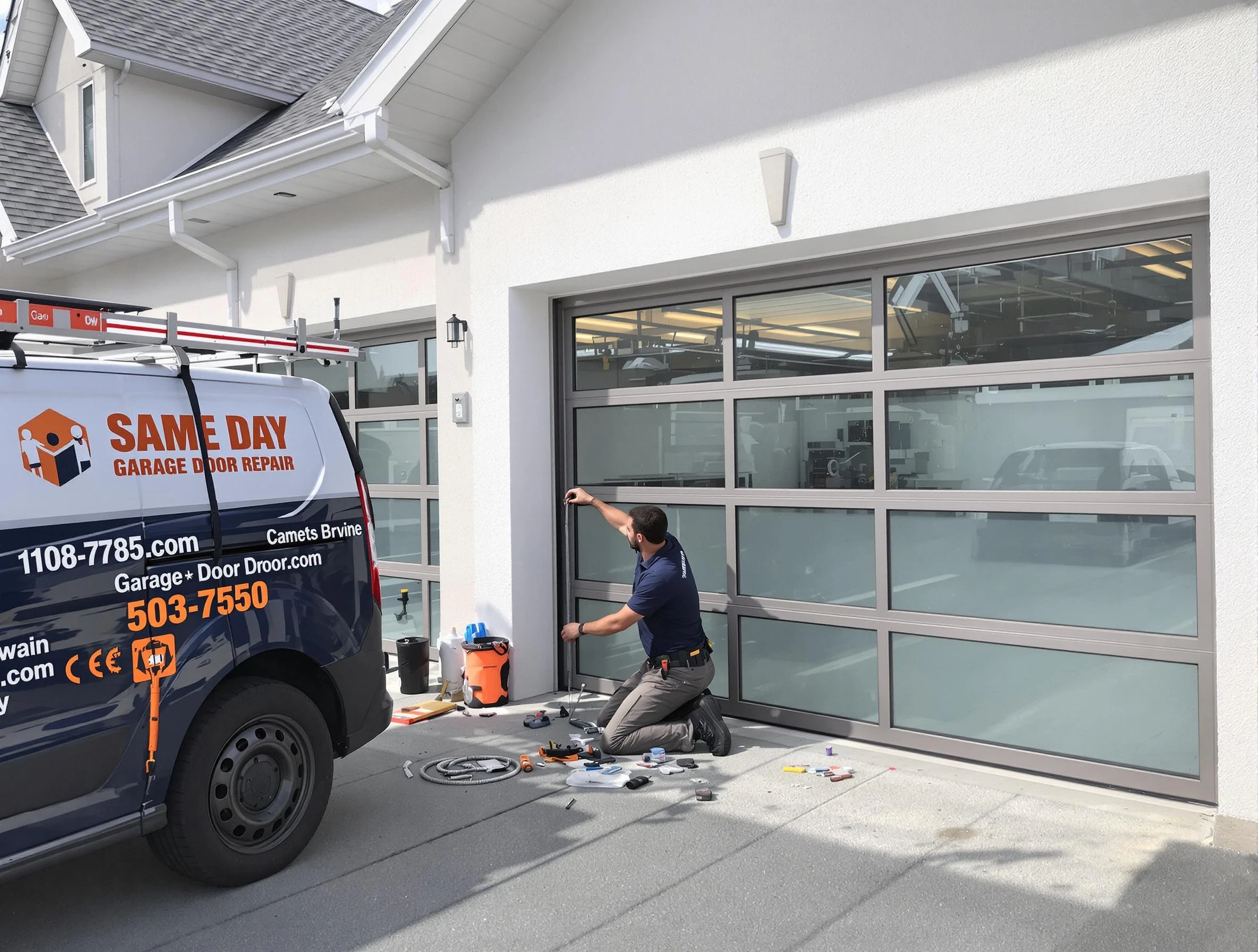 Same-day garage door repair service by Oklahoma City Garage Door Repair in Oklahoma City